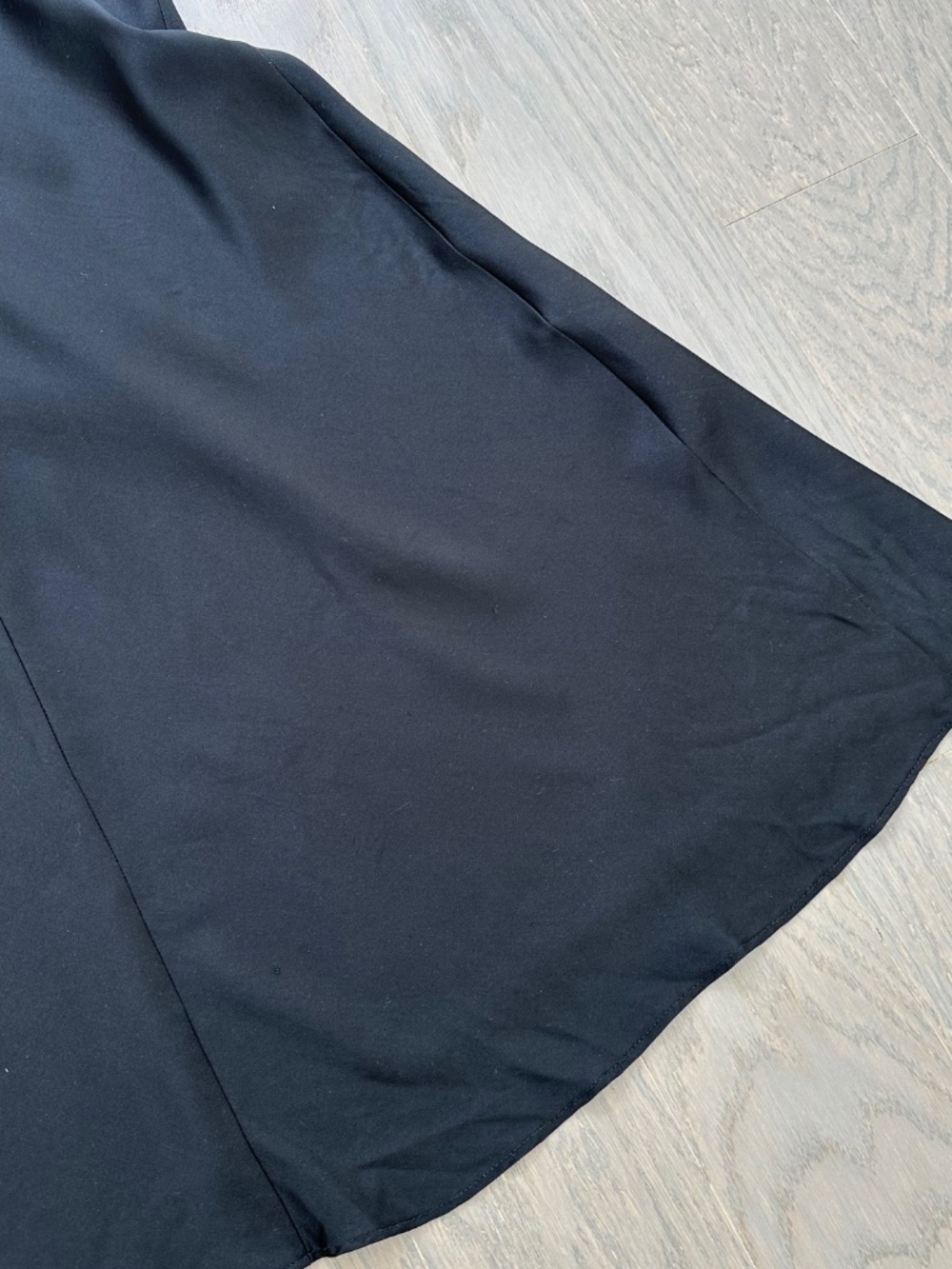 Cinq a Sept Drina Gown Sleeveless Draped Dress Silk Skirt Overlay Black Size 8 - Picture 9 of 12